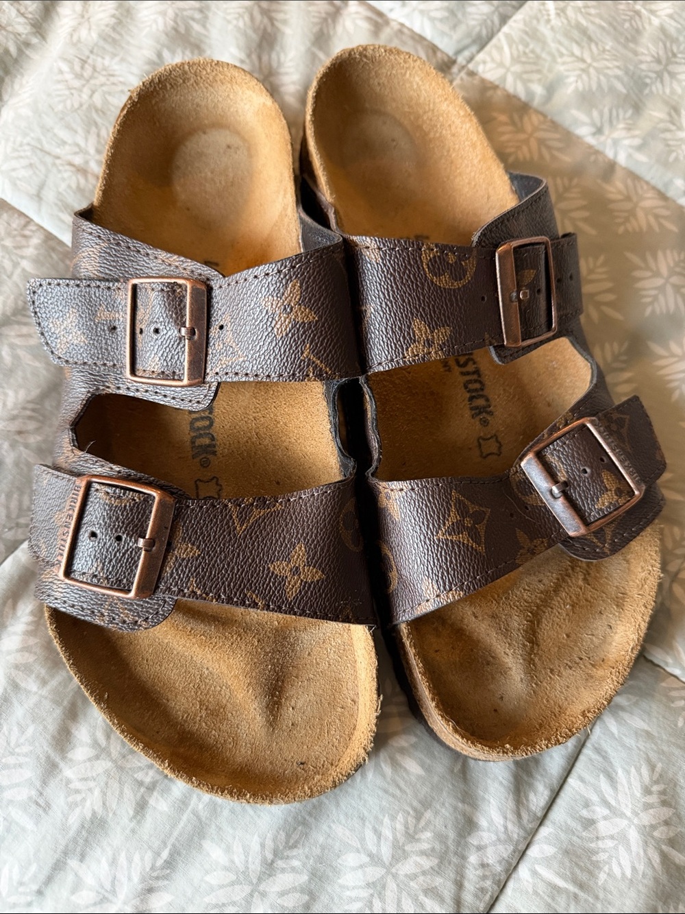 Birkenstock LV print Arizona Sandal